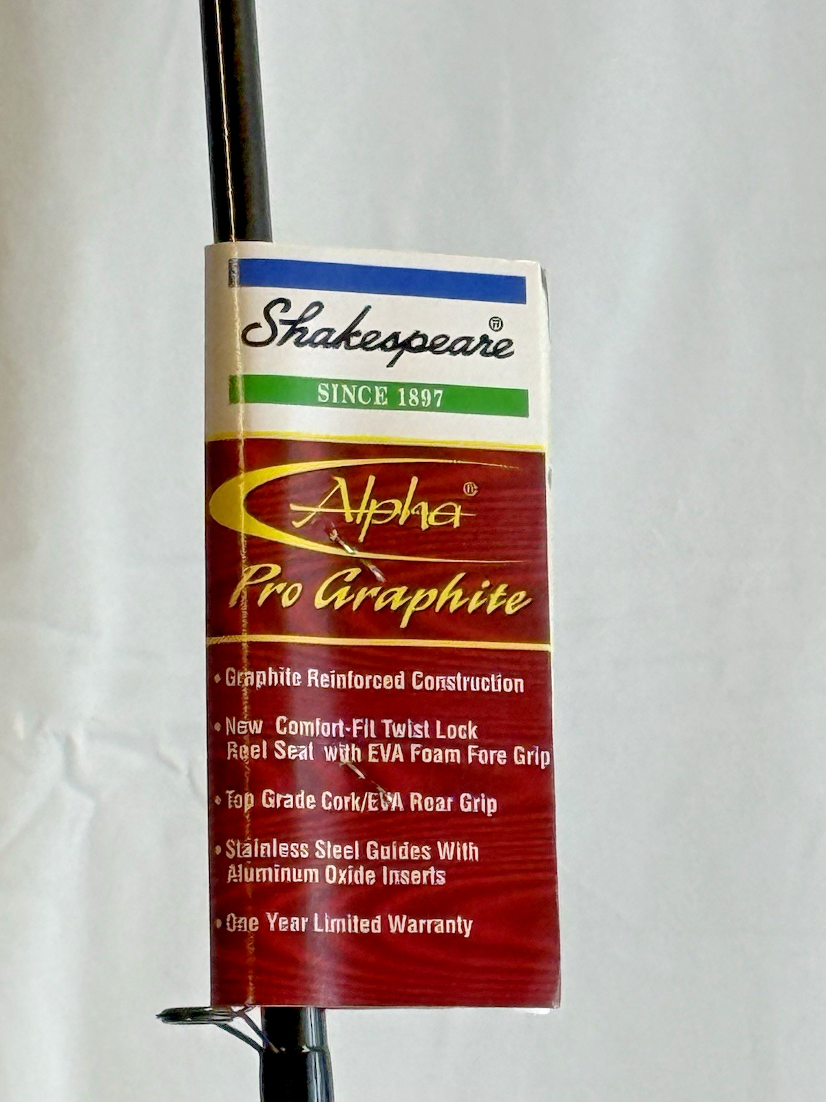 New Shakespeare Alpha Pro Graphite Casting Rod CA2360-1MH 6′ Medium Heavy 1-Pc