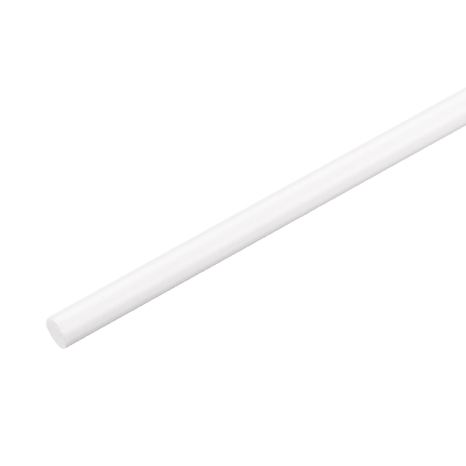 1 PCS ABS Plastic Rod Round Solid Bar 10mm x 250mm White DIY Model Sand Table