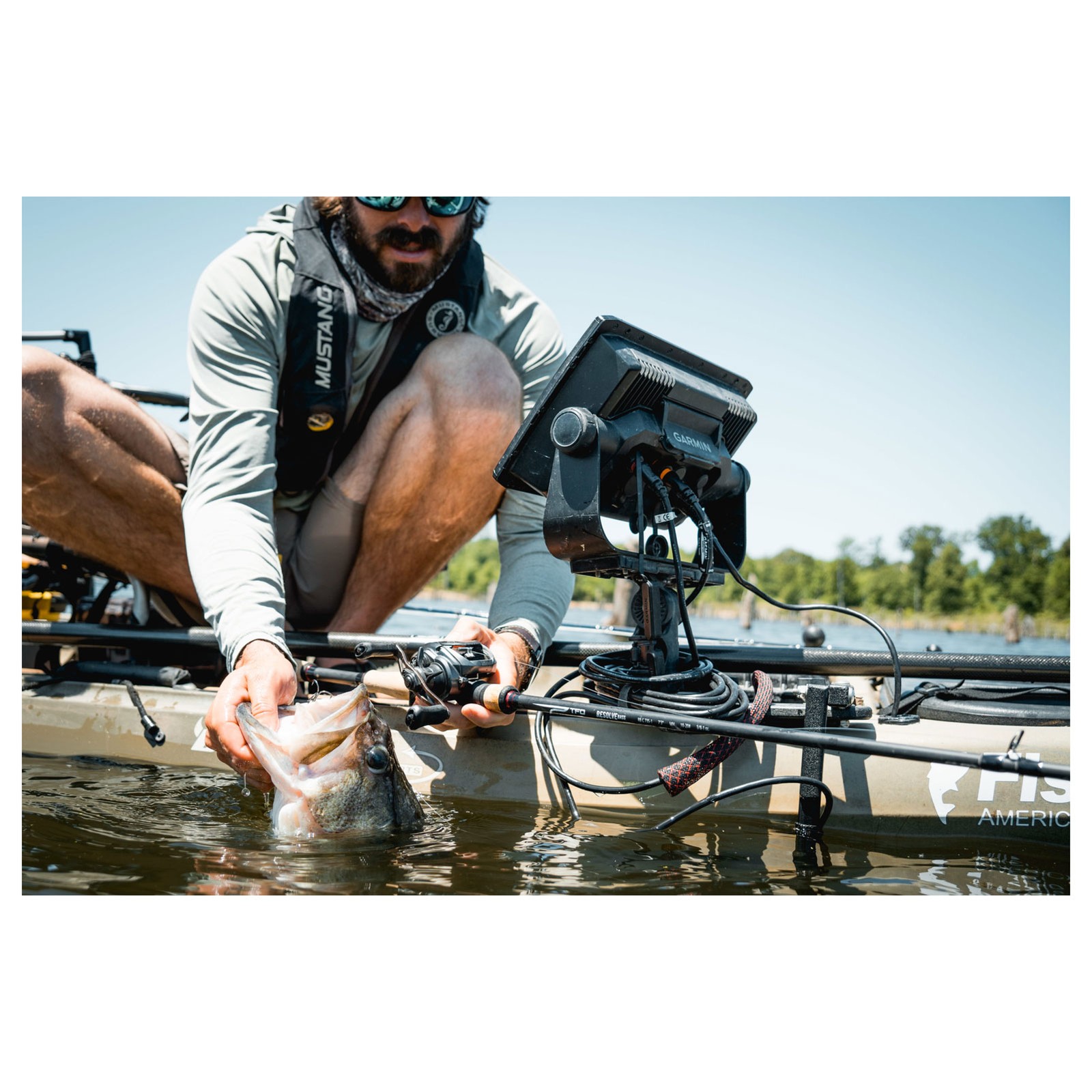 TFO Resolve Bass 1 pc Casting Rod (RB-C-746-1)