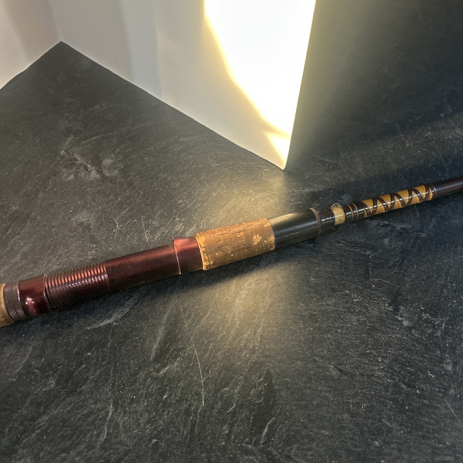 Vintage Garcia 2508 D 6 1/2 Ft fast taper light action 2 Piece Spin fishing rod