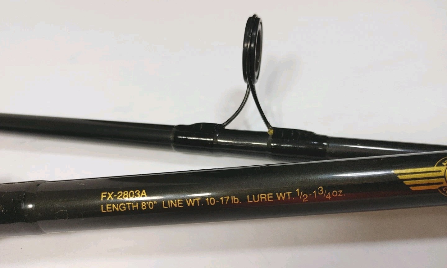 Shimano 8’ FX-2803A 2pc Spinning Fishing Rod 10-17 lb Line 1/2-1 3/4oz CLEAN