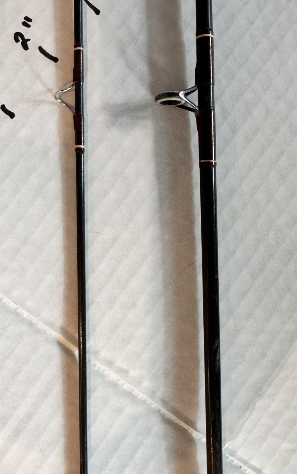 Nice Lamiglas Graphiteer 1295 96% Graphite 7 1/2’ Fly Rod