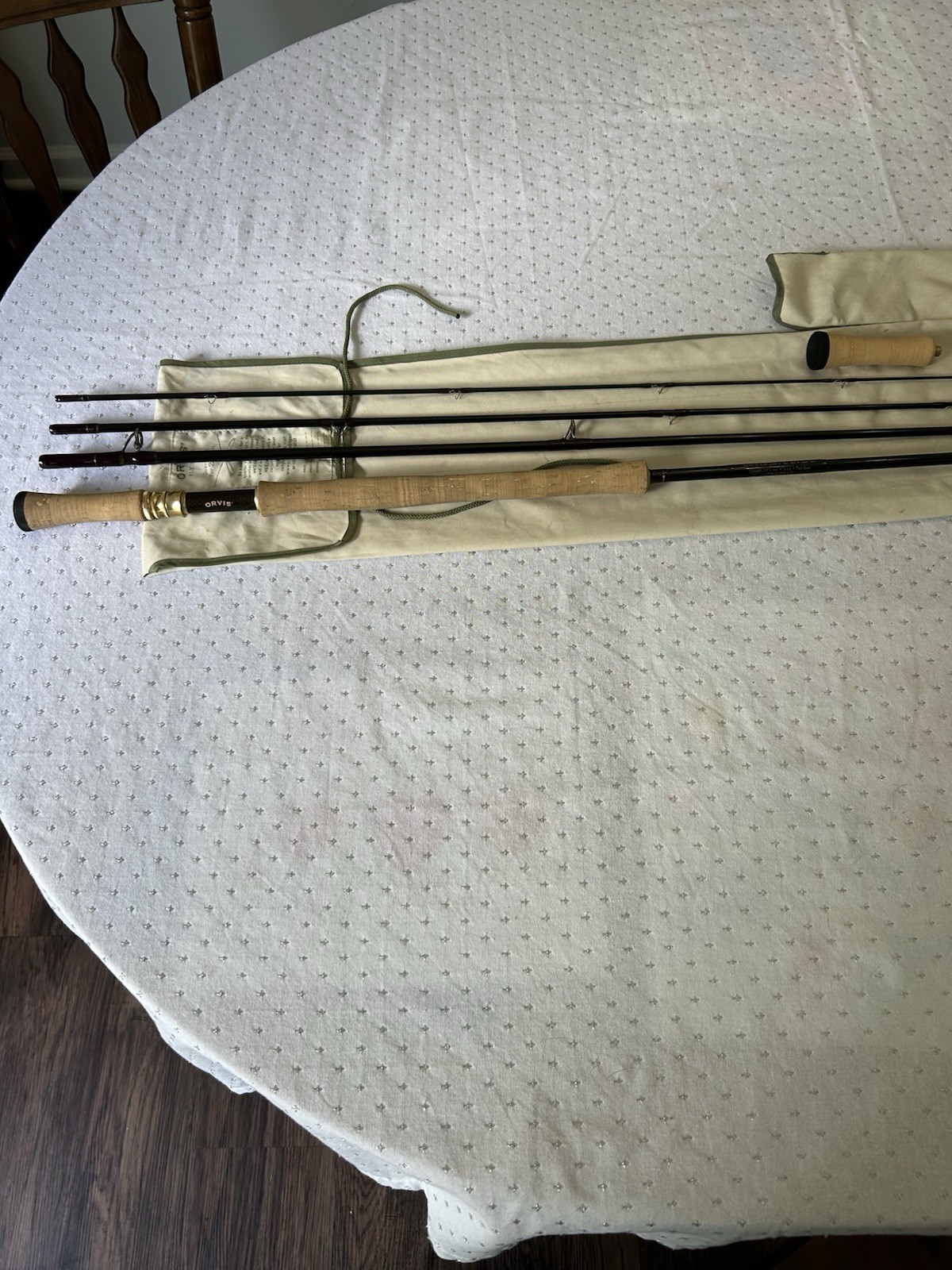 Orvis Helios Tip Flex 9.5 Fly Rod 11ft 7wt 4pc Graphite w/ Rod Sock