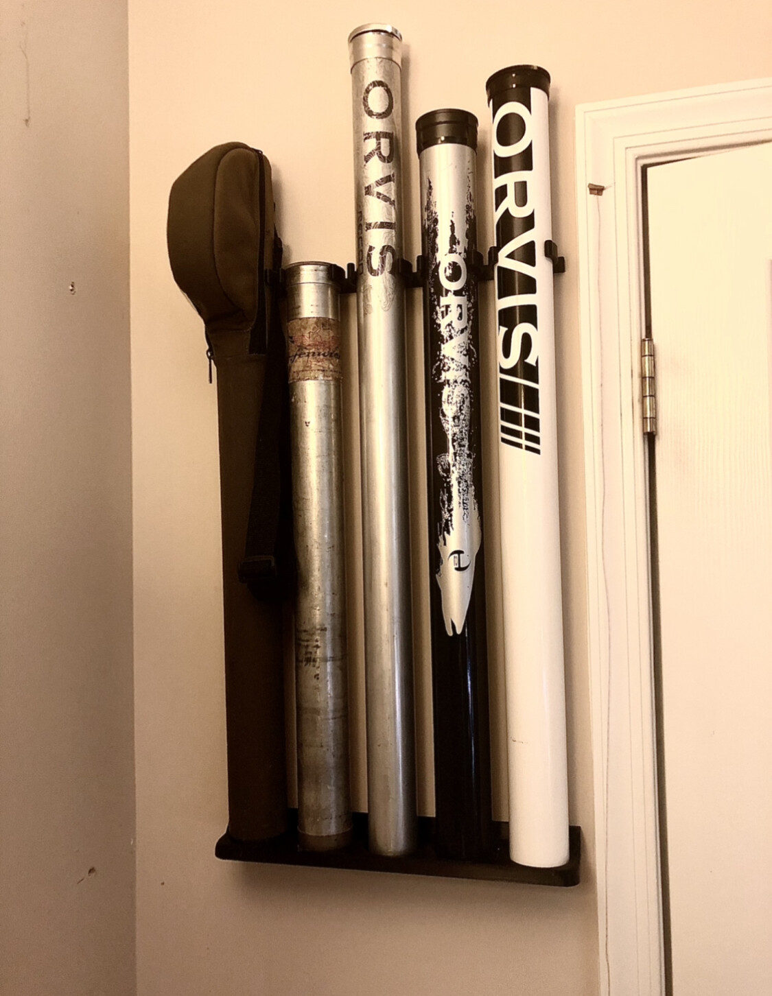 Fly Fishing Rod Tube Rack