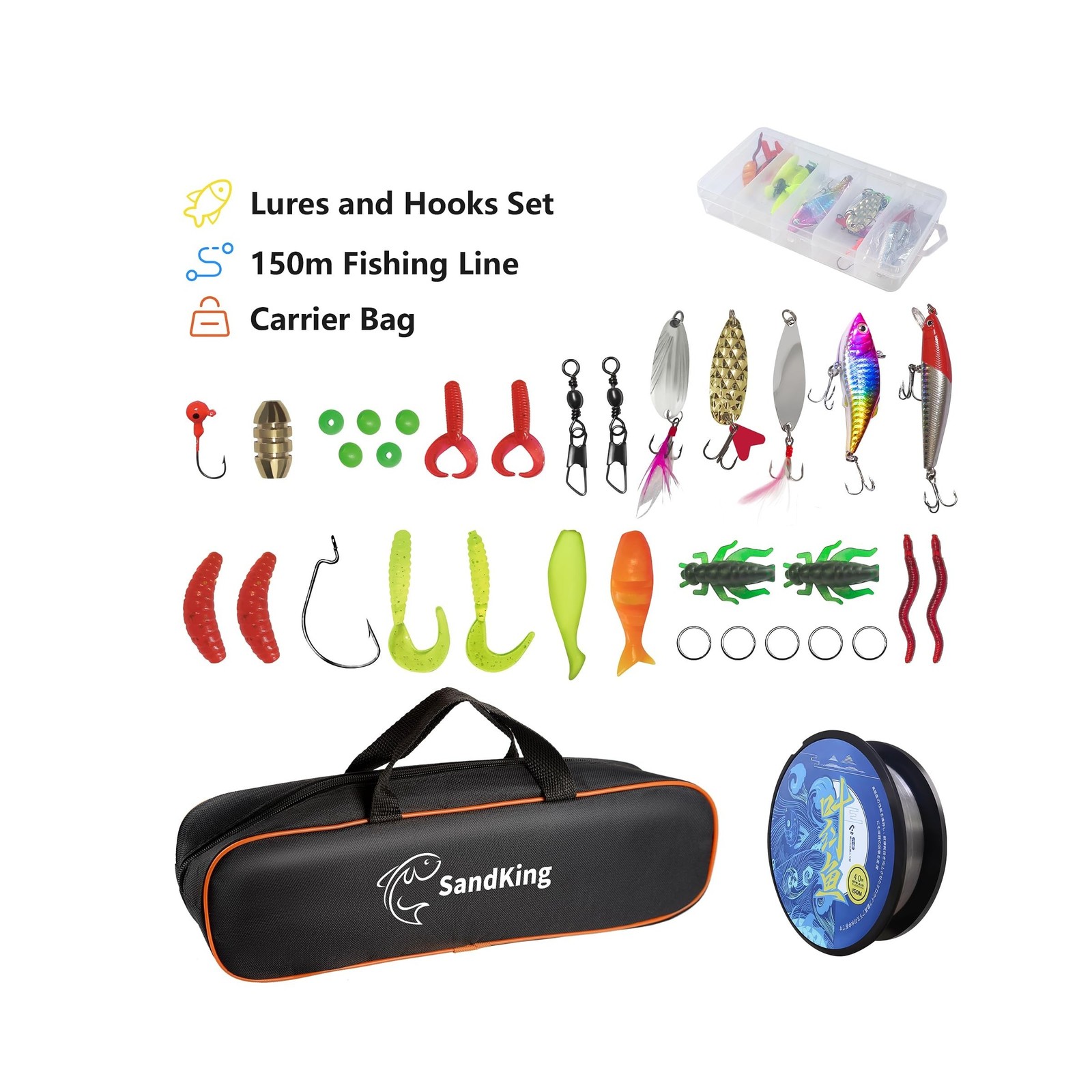 Fishing Pole Kit, Carbon Fiber Telescopic Fishing Rod and Reel Combo with Spi…