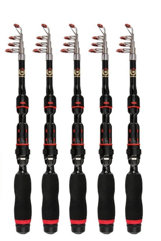 Telescopic Fishing Rod Pole 1.0-2.3M Portable Small Short Sea Pole Mini Sea Fish