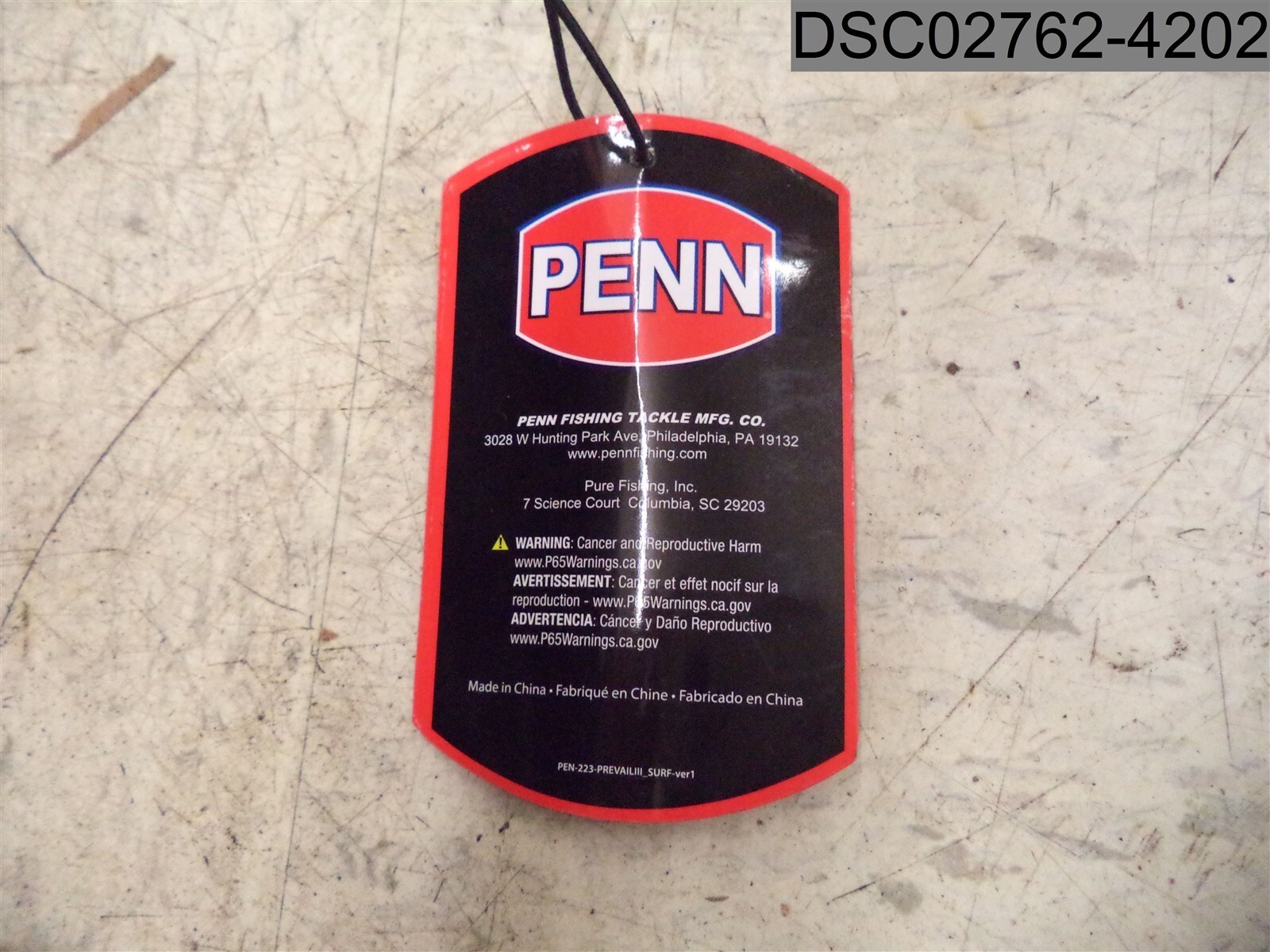 HALF OF ROD ONLY: Penn Prevail III Fishing Rod, 1589737. PRESFIII1530C10