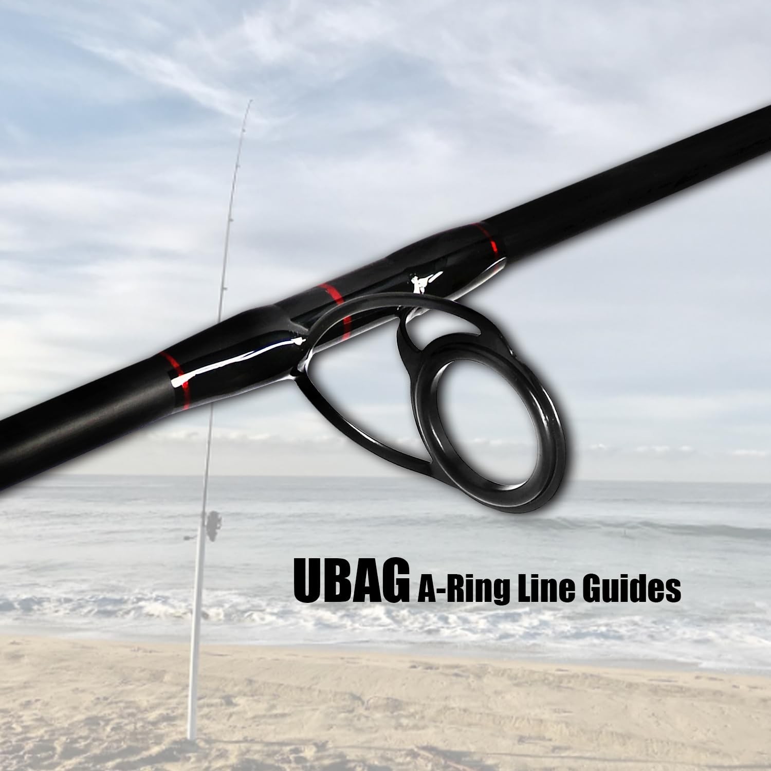 Lightweight Graphite Travel Fishing Rod – 2-Piece/4-Piece Surf Spinning Rod