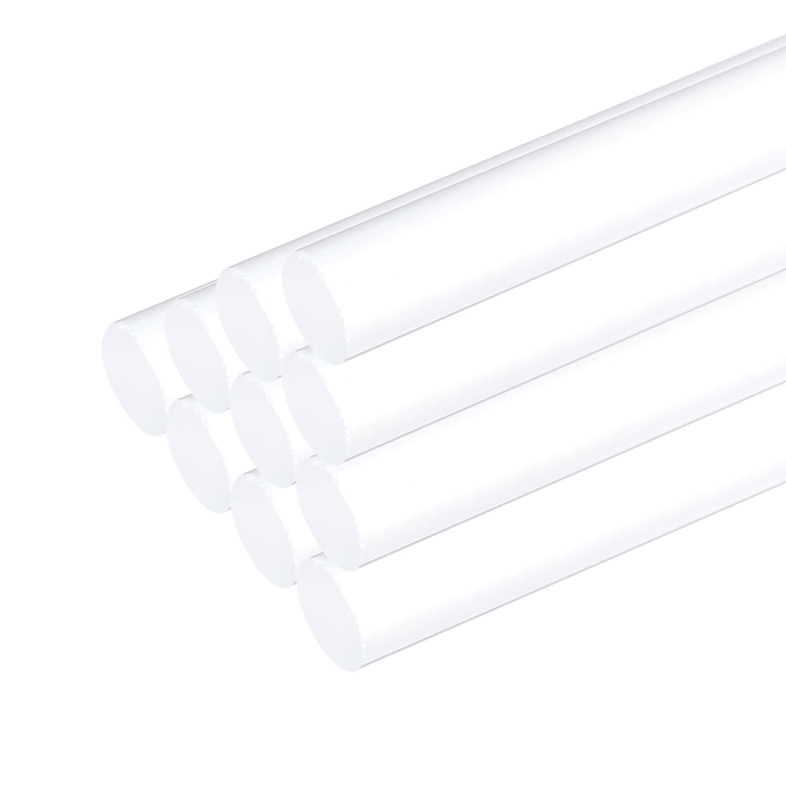 10pcs Acrylic Round Rods 3/8″ x 12″ Clear Acrylic Dowel Rods Sticks Plastic S…