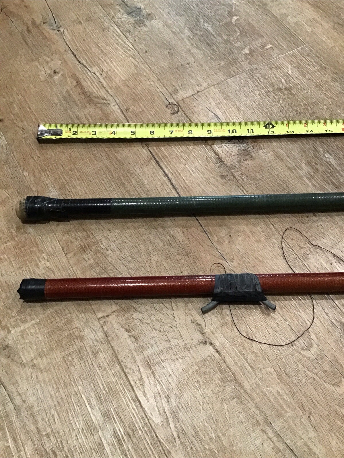 Lot of 2 Crappie Panfish Dipping Telescopic Fishing Rods Poles Johnny Walker 14′