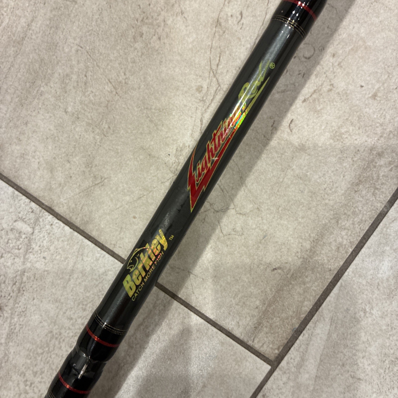 Preowned Berkley Graphite Lightning Rod LRC701MLP Piece Fishing Casting IM6