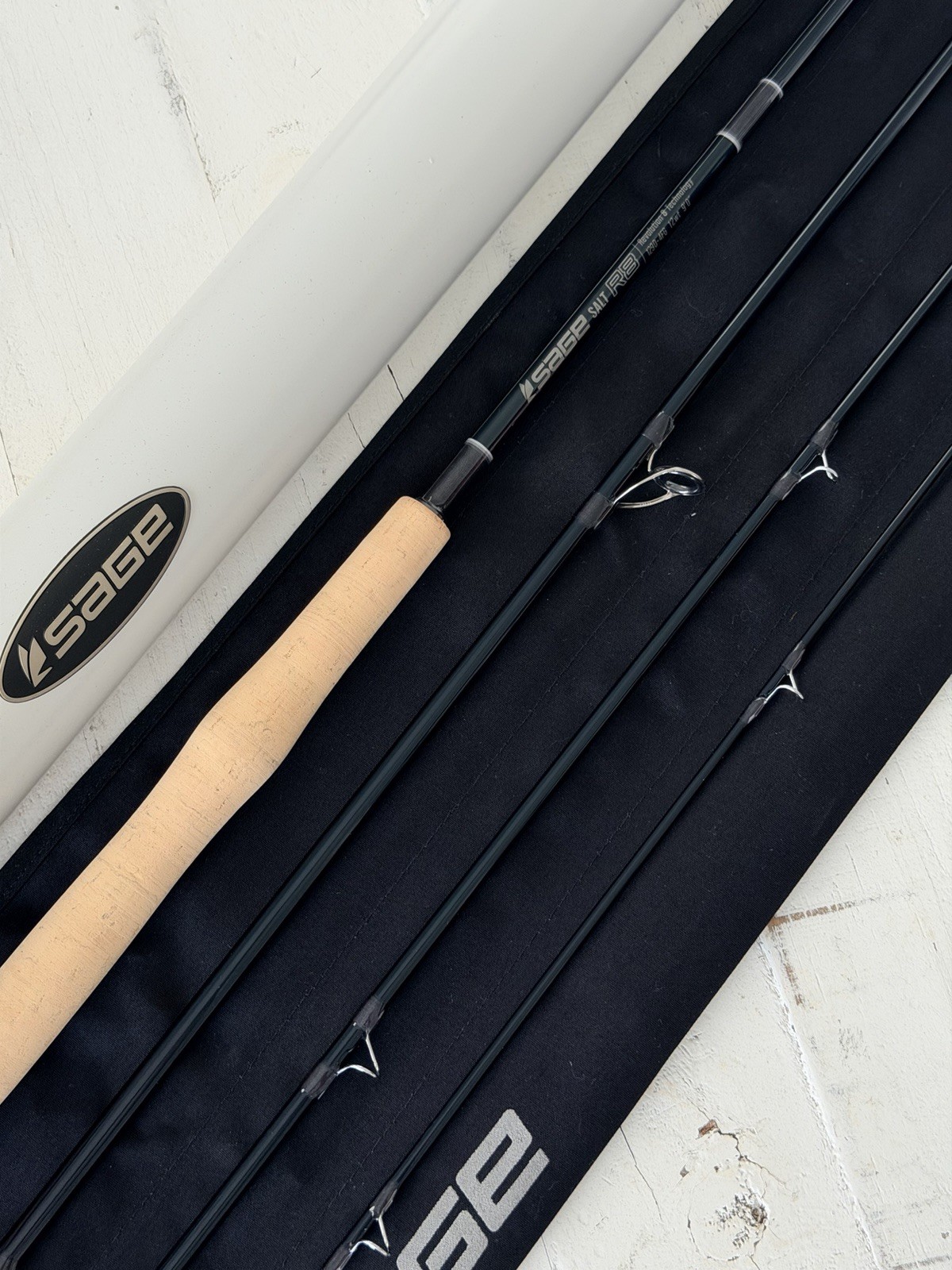 **BEAUTIFUL** 🔥 SAGE R8 SALT 12wt. 9’ft~4Pc FlyRod!! 🔥~LEGENDARY~🔥