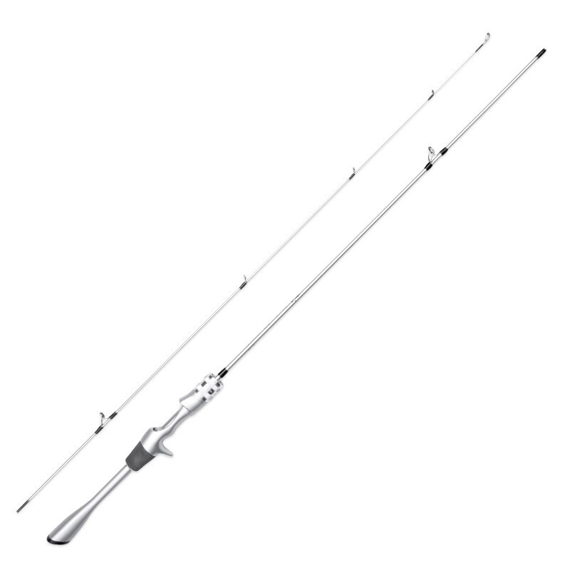 Fishing Rod Casting Spinning Travel Carbon Fiber Rod 2 Sections Ultra-Light Rod