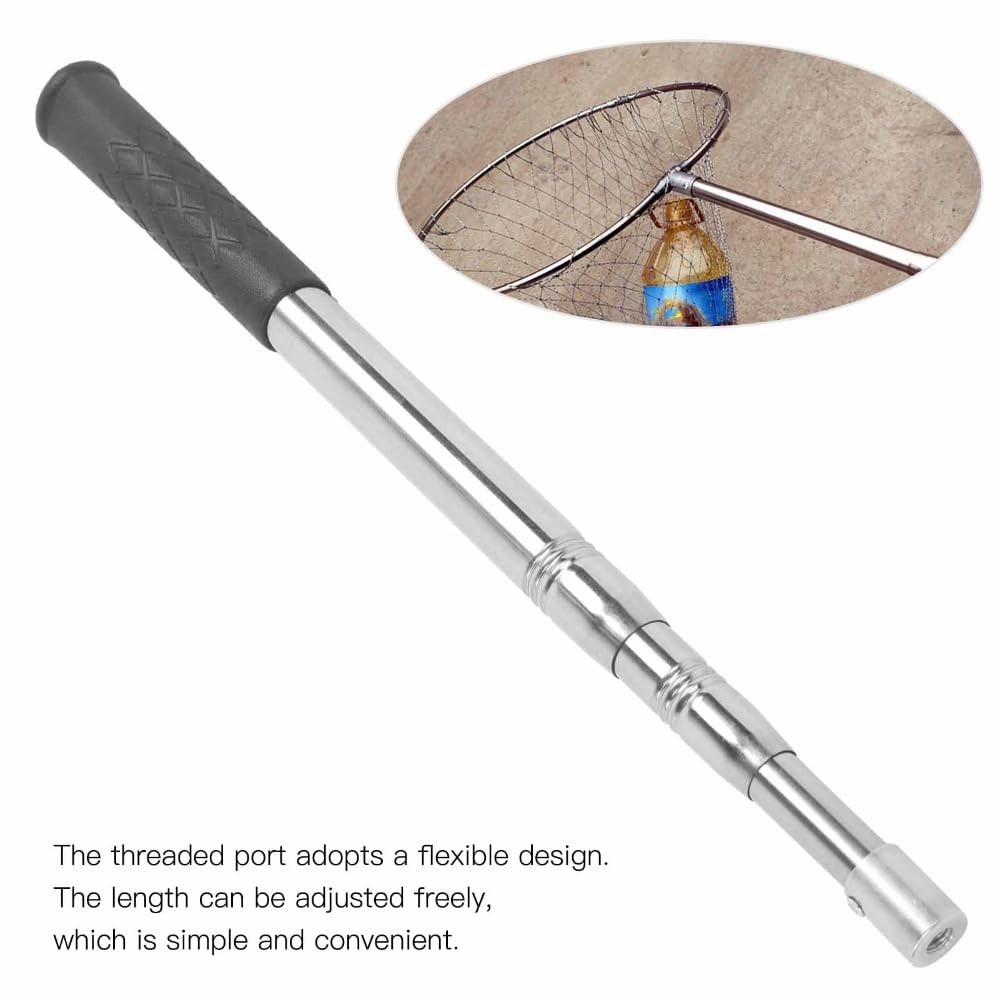Chiffonade ‌Telescopic Fishing Pole Stainless Steel 32.28×0.87″, Silver