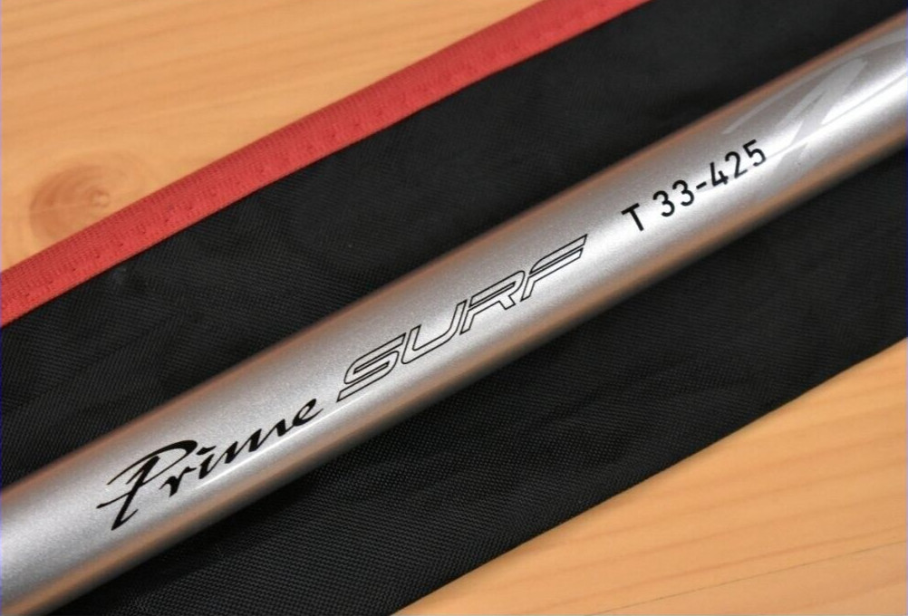 Daiwa 14 Prime Surf T33-425 W Model Spinning Rod color black silver fishing both