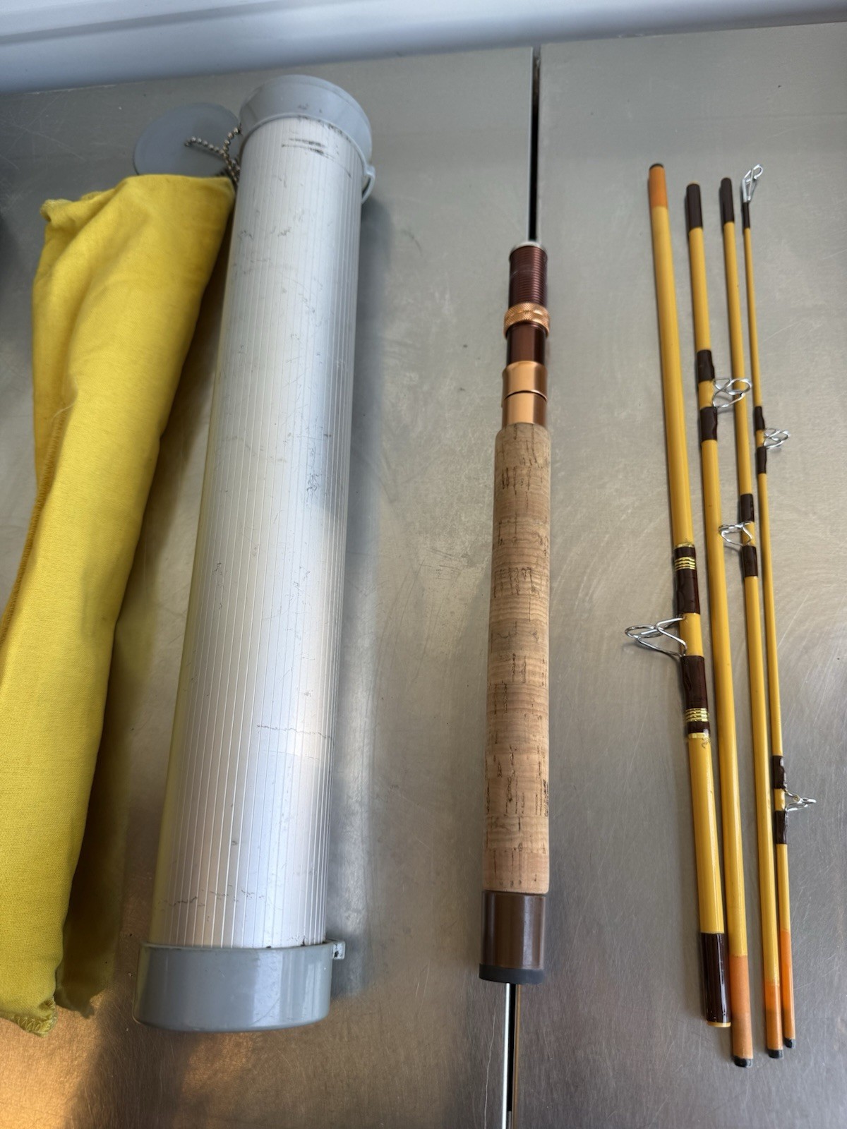 EAGLE CLAW TRAILMASTER TRP601 6’9″ SPIN/FLY 6PC ROD W/ TUBE & SOCK