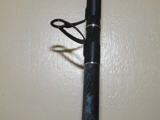 CUSTOM SHARK ROD 8’5″ DEEP GREEN MARBLE AFTCO TOP 80-130 LB NEW