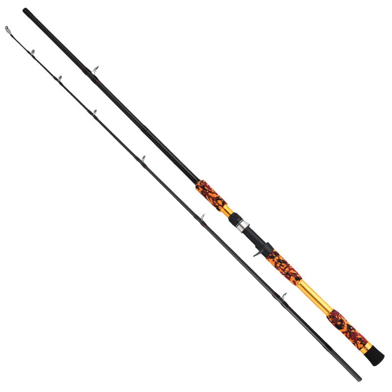 CHIXI Casting Rod 7’5″10-30lb XH Saltwater Spinning Fishing Rod Bass Rod 2 Part