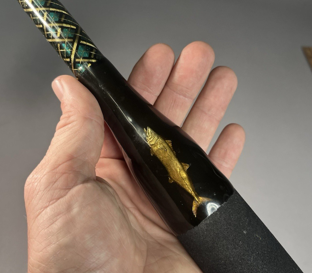 Jesse Buky Custom Built Wrapped Heavy Duty “KatNap” Vintage Fishing Rod 6′