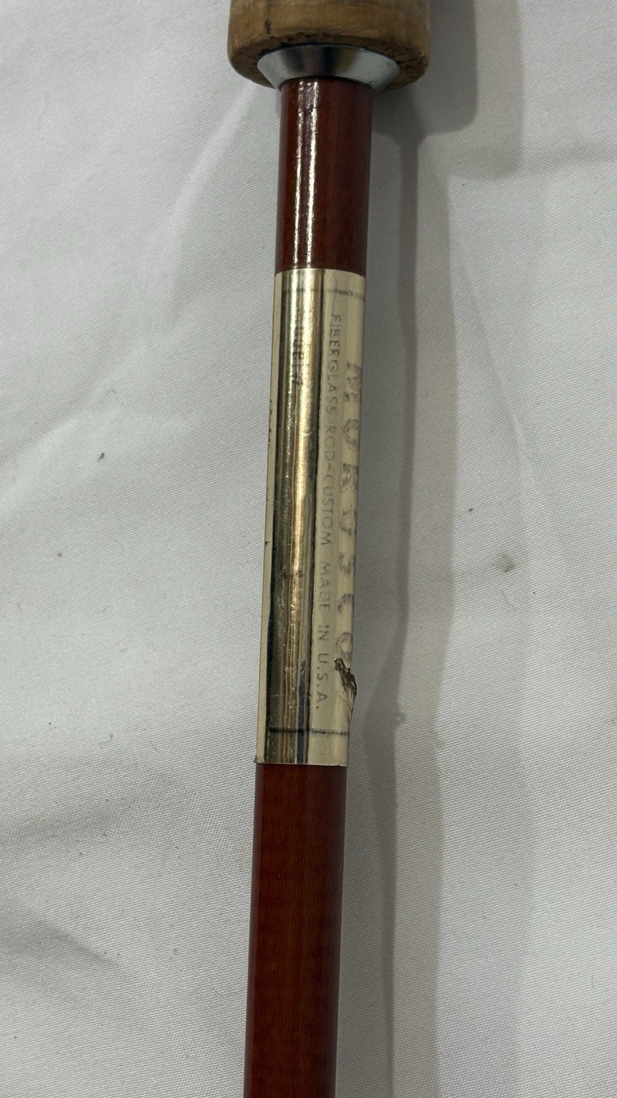 Custom Morosco Fiberglass Fly Rod 8’ 9” 4oz Vintage Made In USA Custom Built