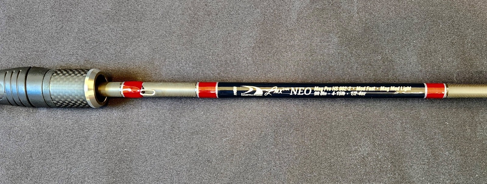 Custom “The One” trolling rod 9ft 4-15lb 1/2-4oz medium light NFC Loomis blank