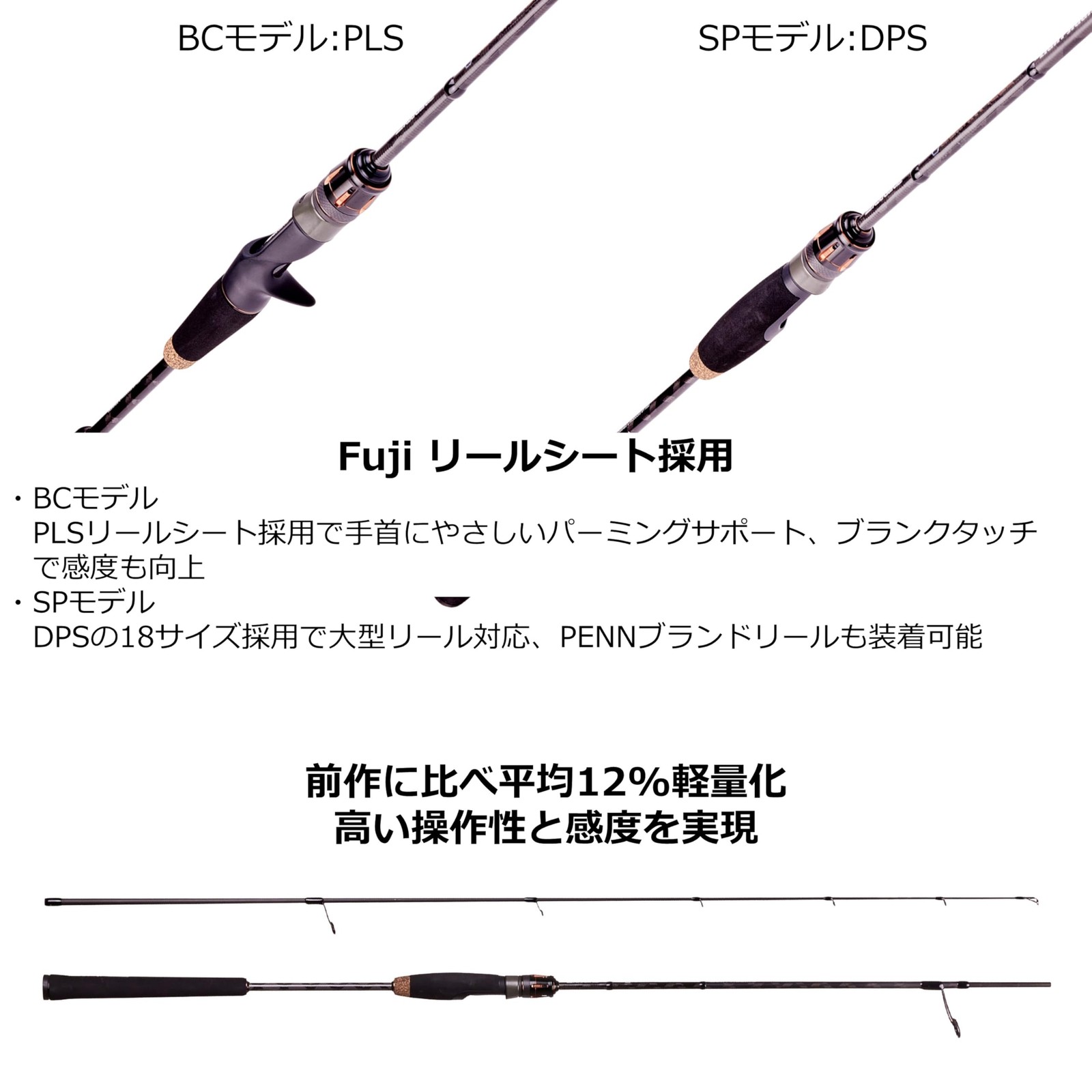 Abu Garcia OCEANFIELD Light Jigging Rod OFLS-632-MAX120
