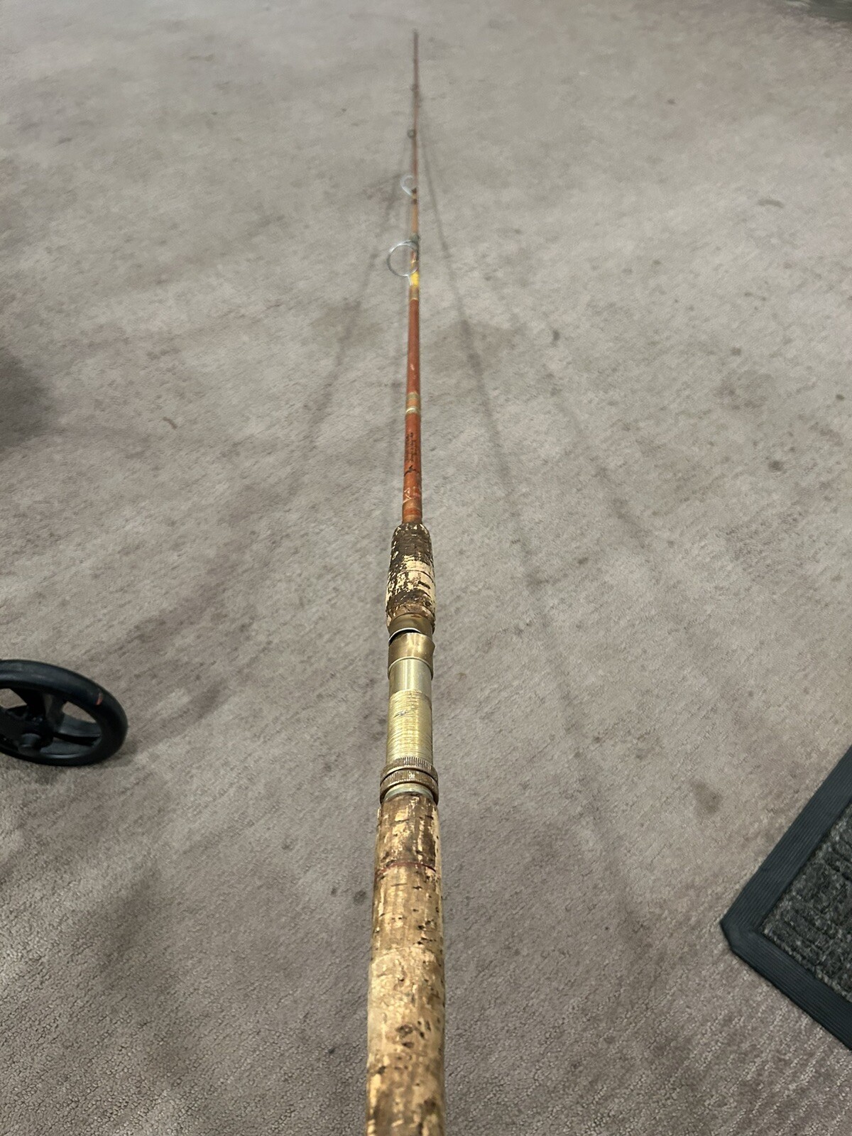 Vintage WRIGHT & McGILL Granger “Steelie” 2 Piece Spinning 8’6″ Rod Colorado US