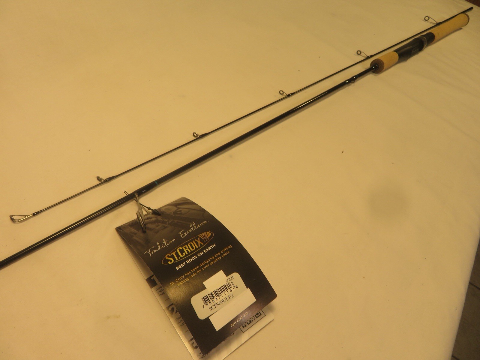 St. Croix Premier Spinning Rod, Made In USA, 6’, 2 Piece, Brand New! #7046