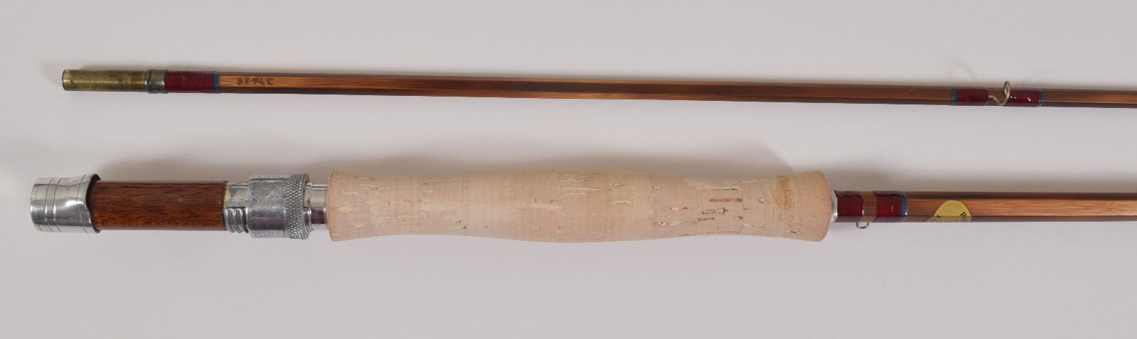 Partridge Split Cane 9 1/2 ft 8 weight F275 Fly Fishing Rod Excellent