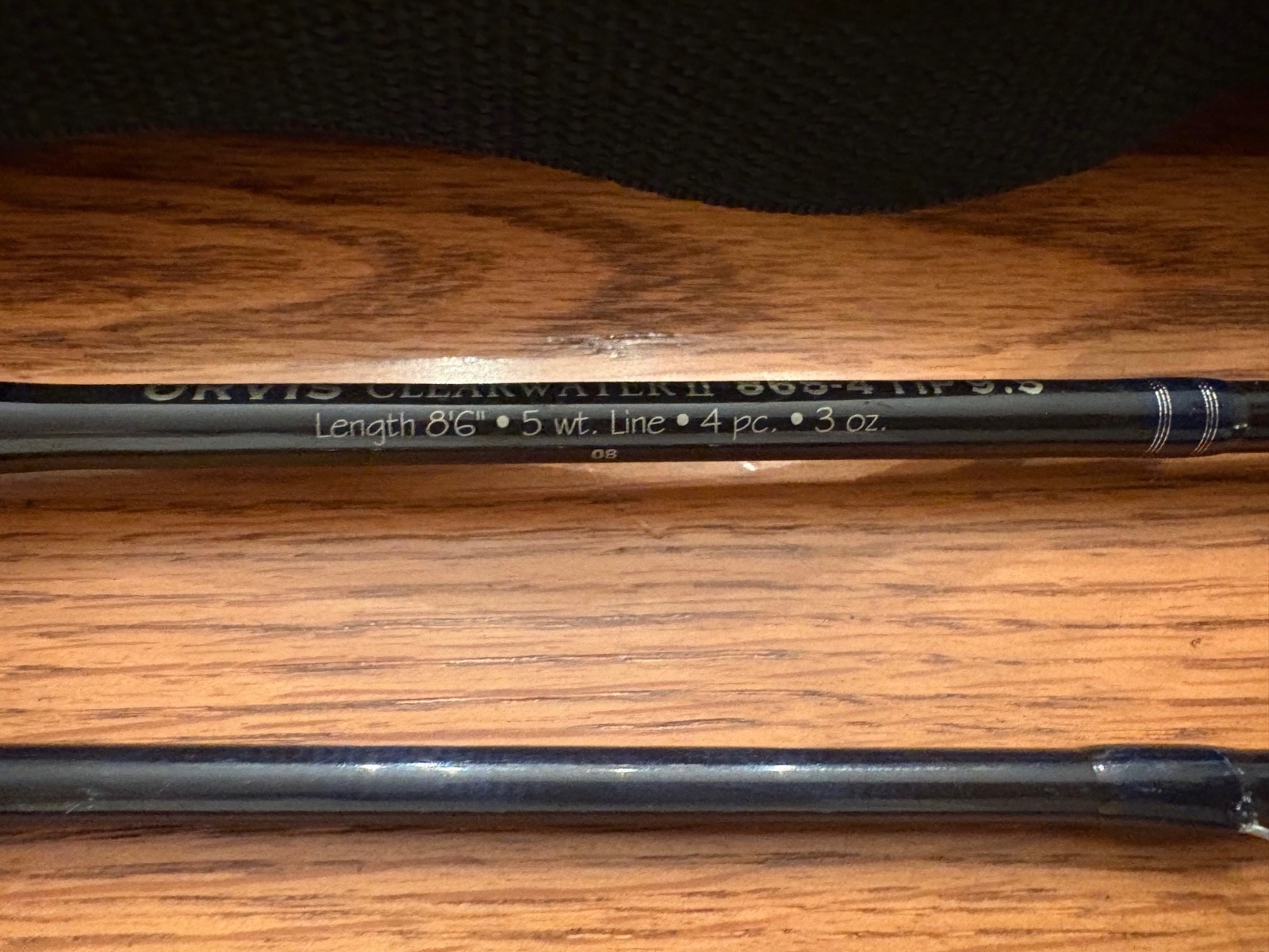 Orvis Clearwater II 8’6” Fly Rod 865-4 Tip Flex 4pc. 5 wt. 3 oz. w/ Hard Tube