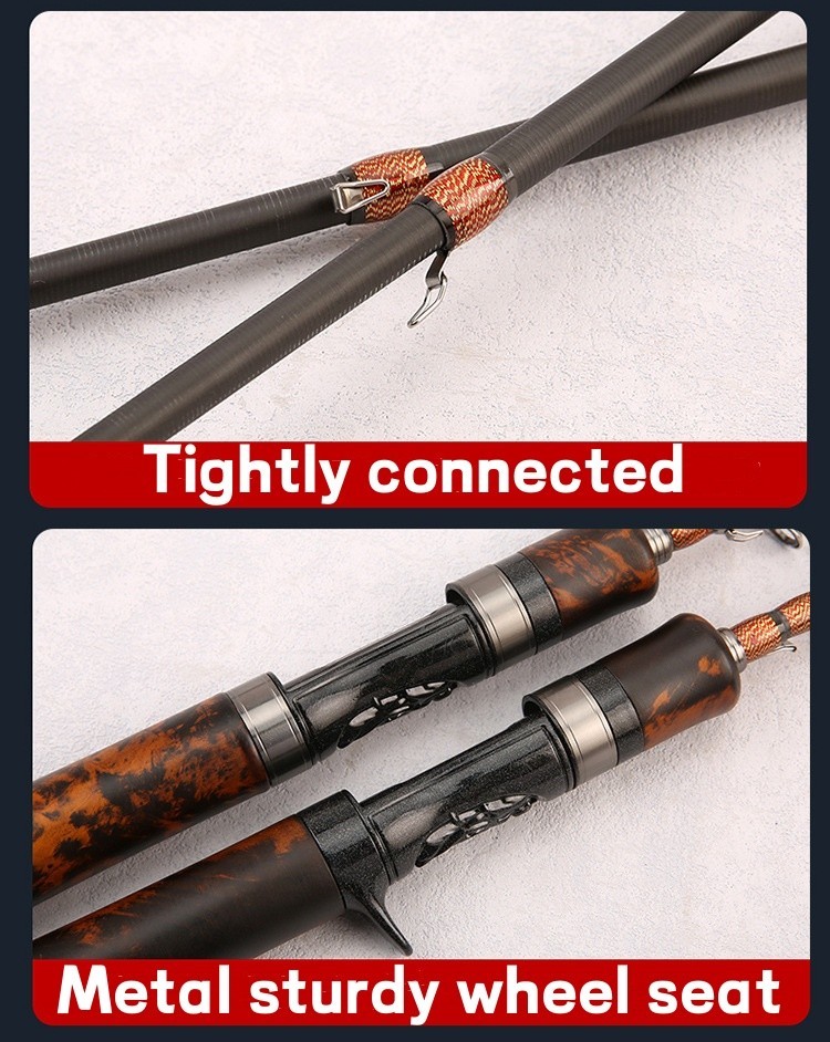 Portable Telescopic Fishing Rods Carbon Fiber Trout Travel Rod Lightweight Pole