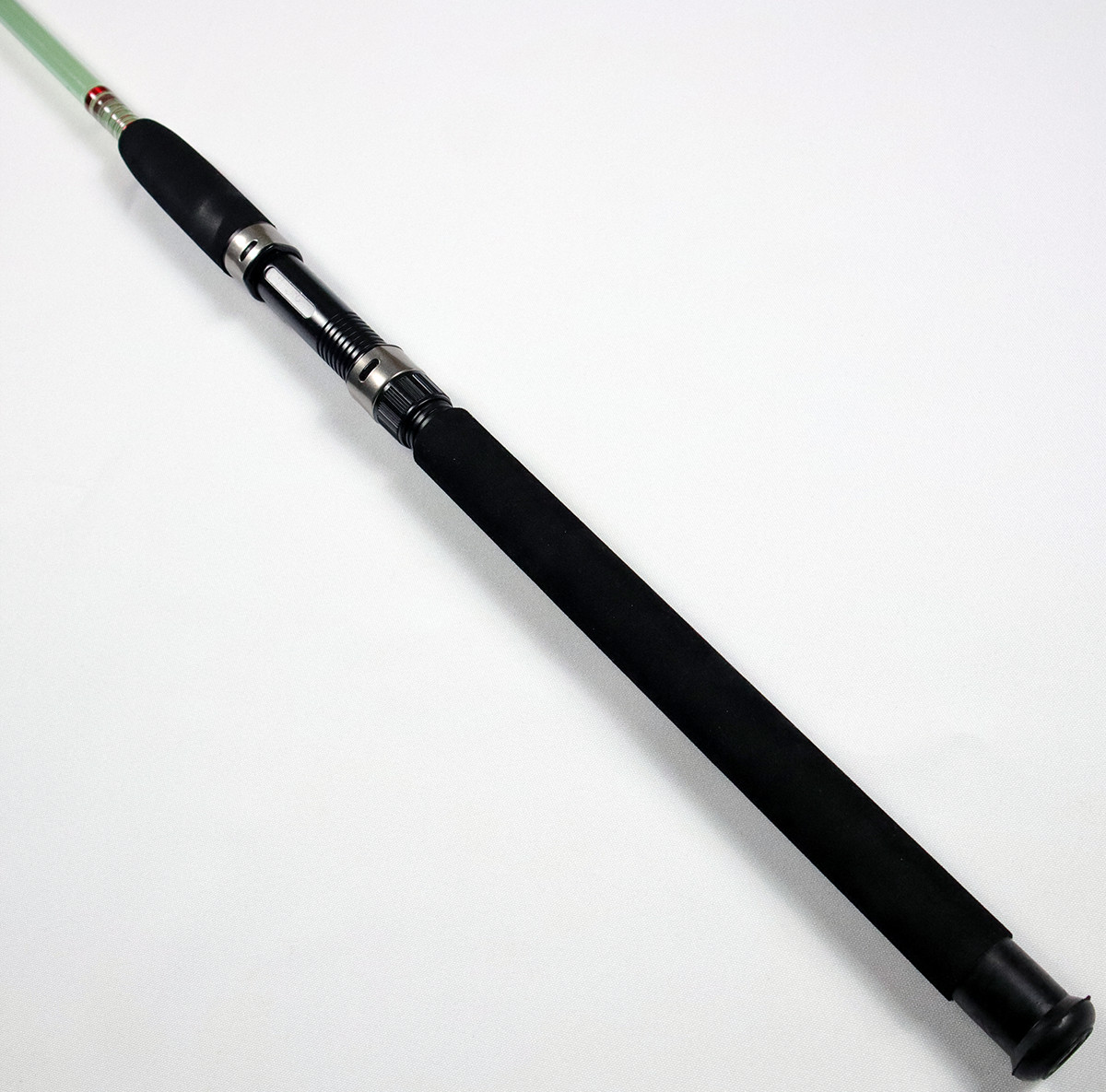 CROCODILE E-30 MH 8’10” TRANSPARENT solid fiberglass fishing rod~2 section