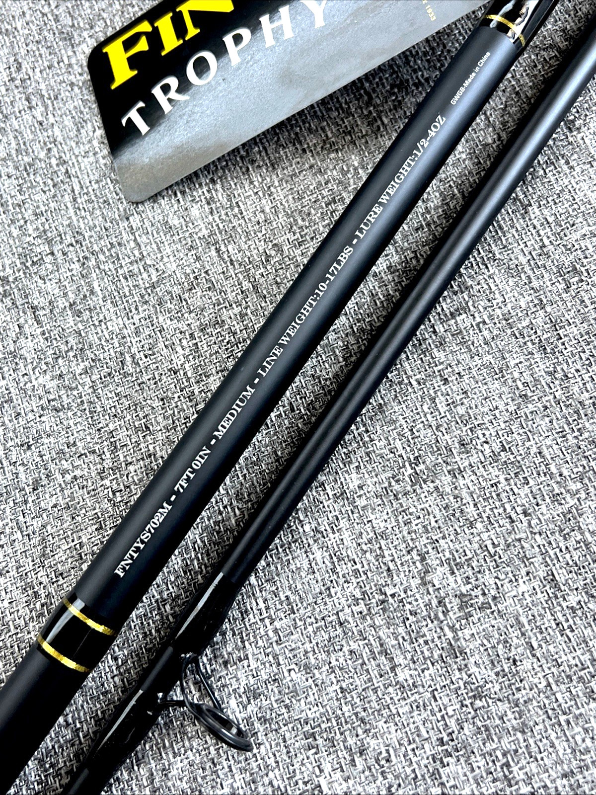 Fin-Nor TROPHY Spinning Fishing Rod – 2-pc Medium Heavy 7 ft 8 ft 10 ft Rods