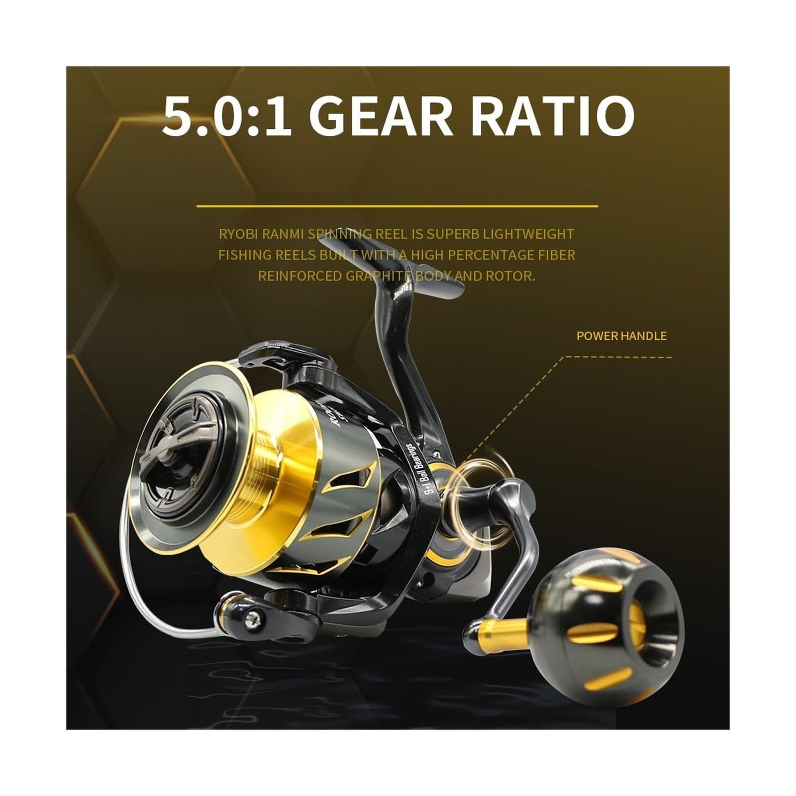 Rooblinos SW Long Shot Jigging Spinning Reel, Full Metal Body,Ultra Smooth,Po…