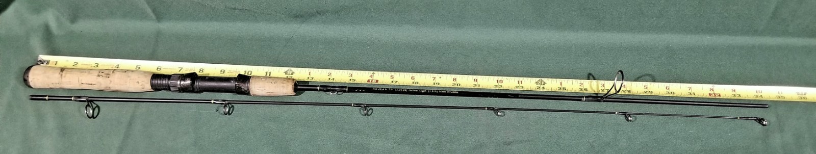 Shakespeare Micro Graphite MS 56 2 LD light 5’6″ spinning rod
