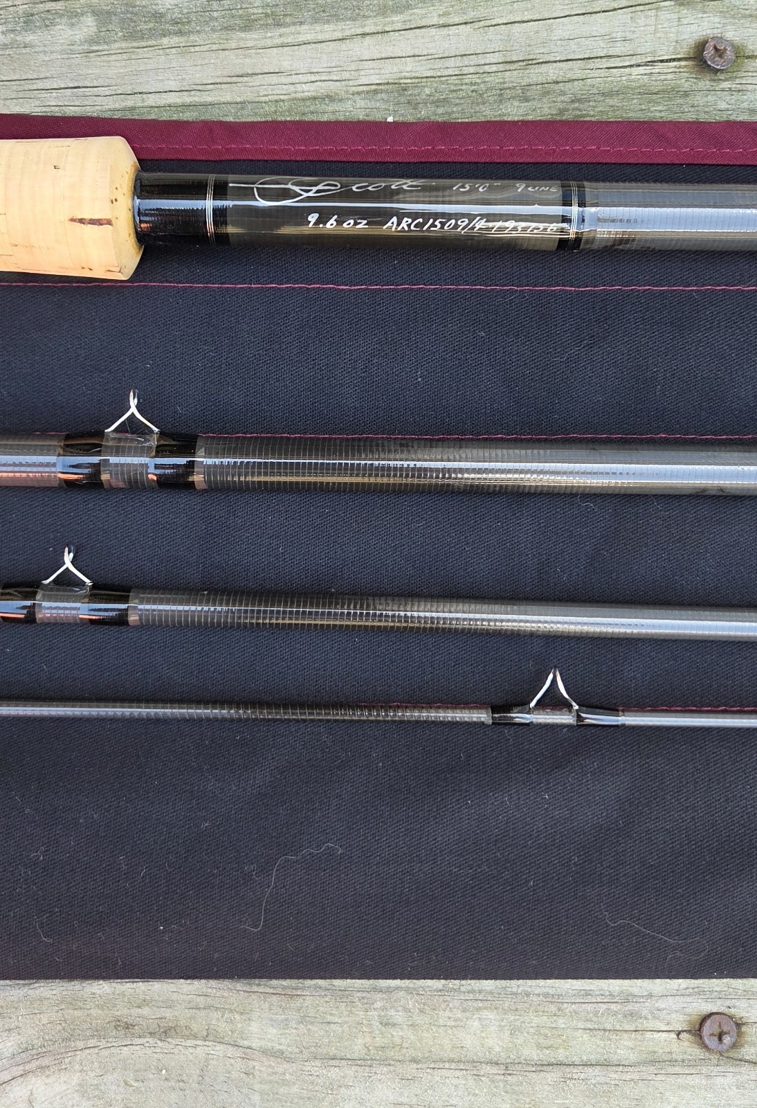 Scott ARC 1509 15′ 9WT Two Hand Fly Rod 4 Pc W/ Tube