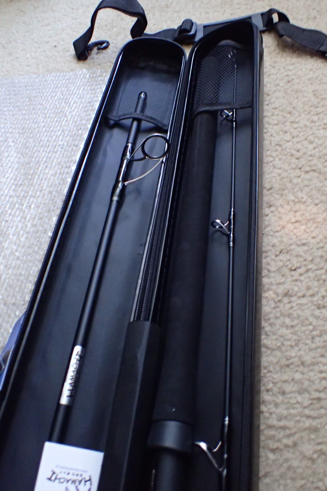 HAMACHI 9’6 XOS GT’n’Doggie Ultra Cast 10 – 20lb Japan SPIN fishing rod w / case