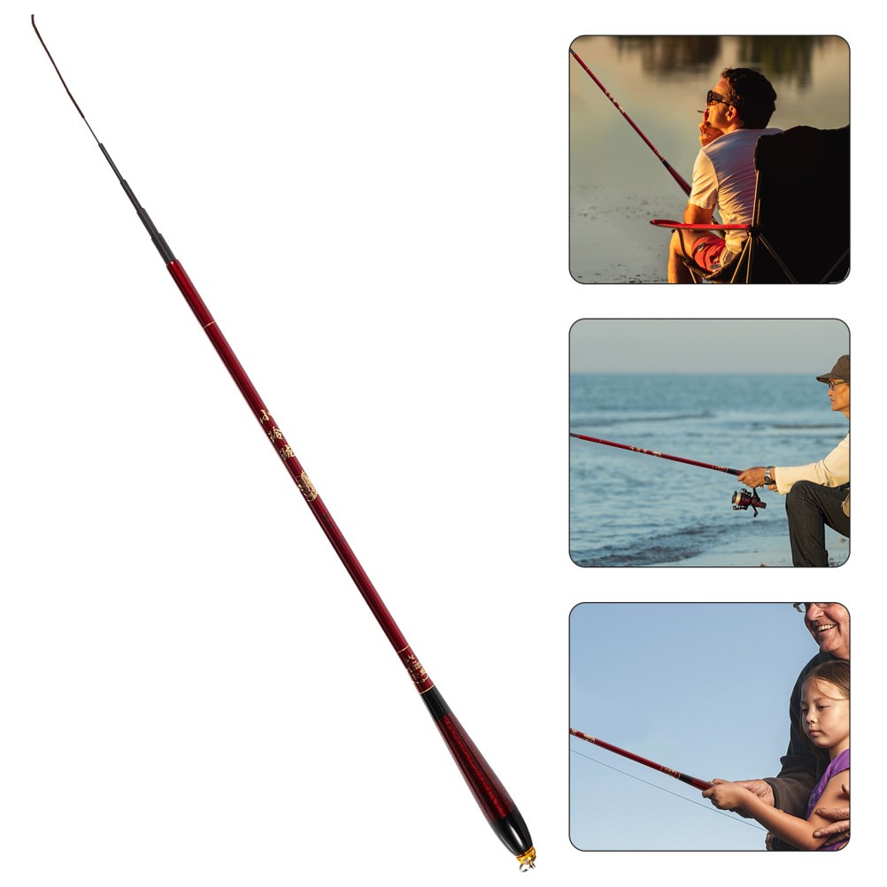 Compact Telescopic Fishing Rod Adjustable Lightweight Pole 160 cm