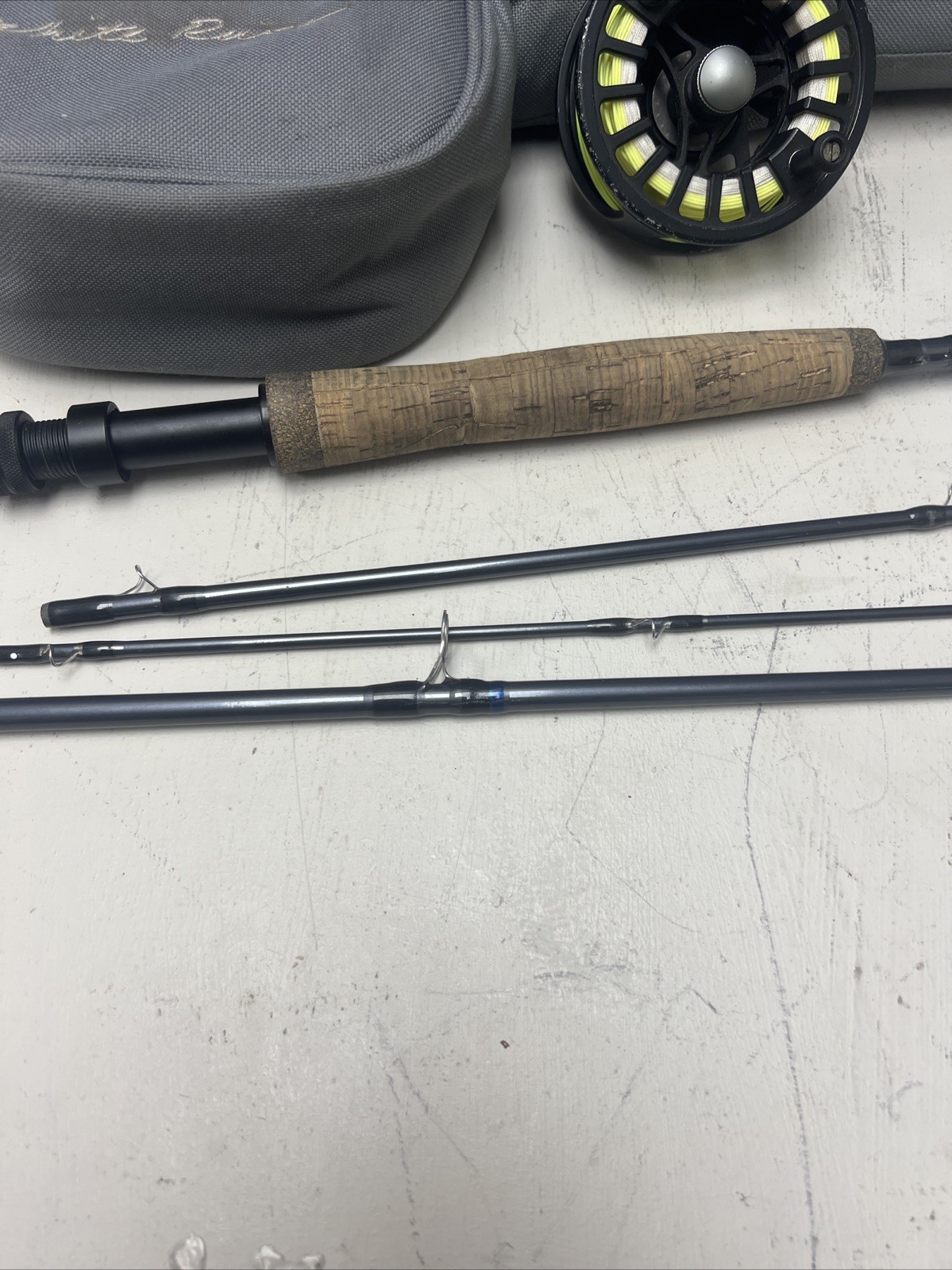 Cabela’s White River Fly Shop prestige Fly Fishing Rod ,Reel, And Case!!