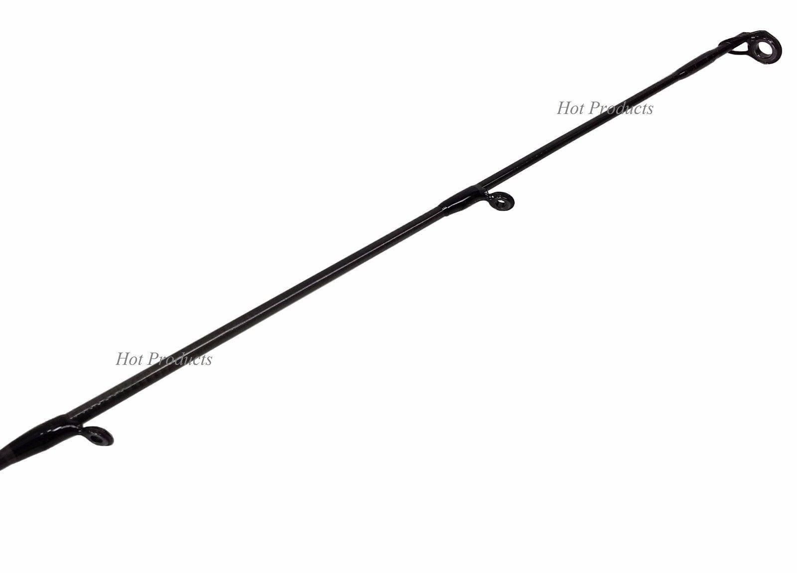 COLLAPSIBLE Carrot Stix CASTING 6′ 7″ MEDIUM Wild Black Micro Guide Fishing Rod