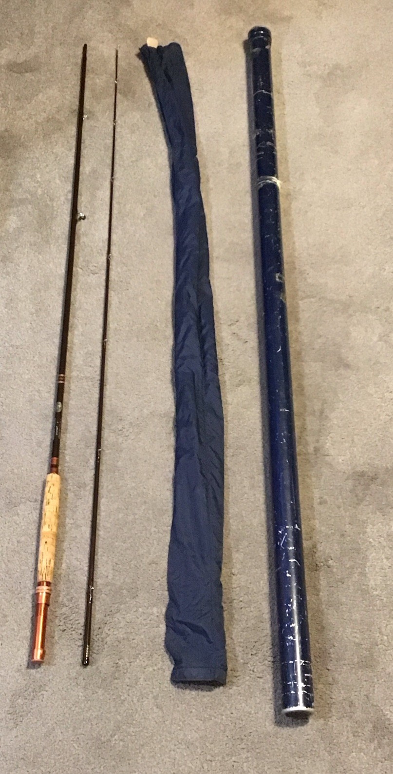 Scientific Anglers System 6 Fiberglass Fly Rod 8’1”6wt Tube & Sock NICE Lot A3