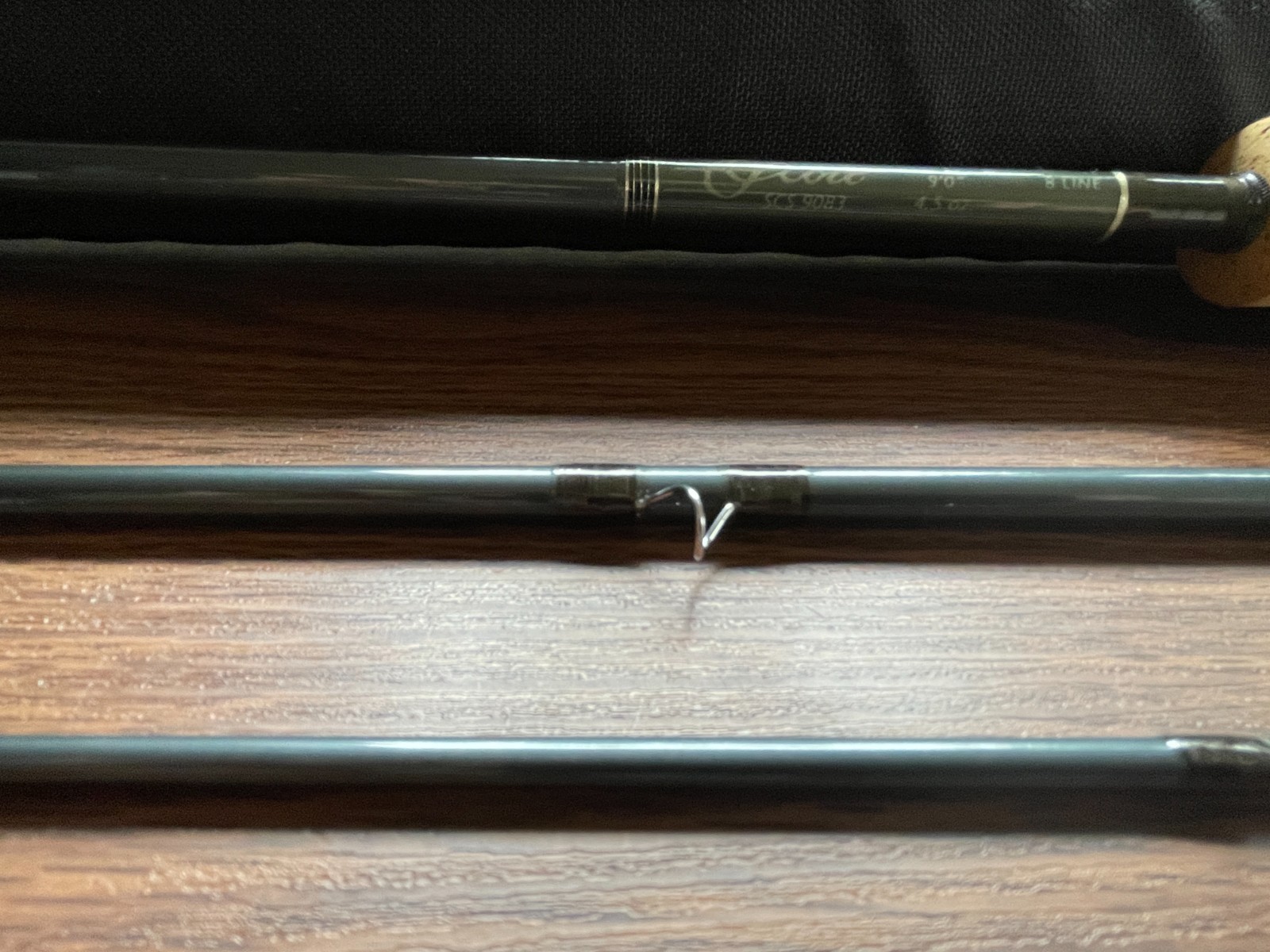 Scott SES 9083 9’0″ #8 Line 4.5oz 3P Black Tube Used Fly Fishing Rods Carbon