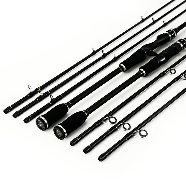 6 ft Fishing Rod Spinning Casting Rods 3 Tips 30T Carbon Rod Lure Weight 4-28g