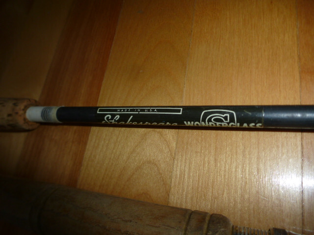 Fishing Boat Rod Shakespeare Wonderglass, Very Nice Shape rods reels deals