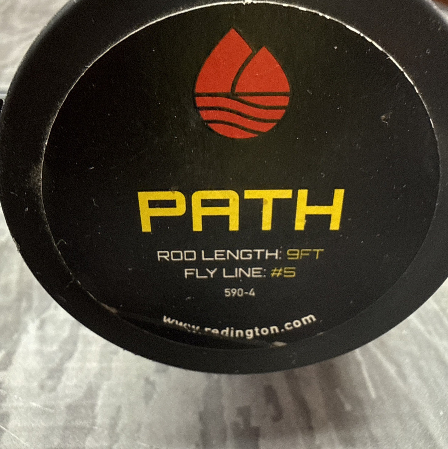 Redington path fly rod 9ft fly, fly line #5 w/ Behemoth Reel – Desert 5/6