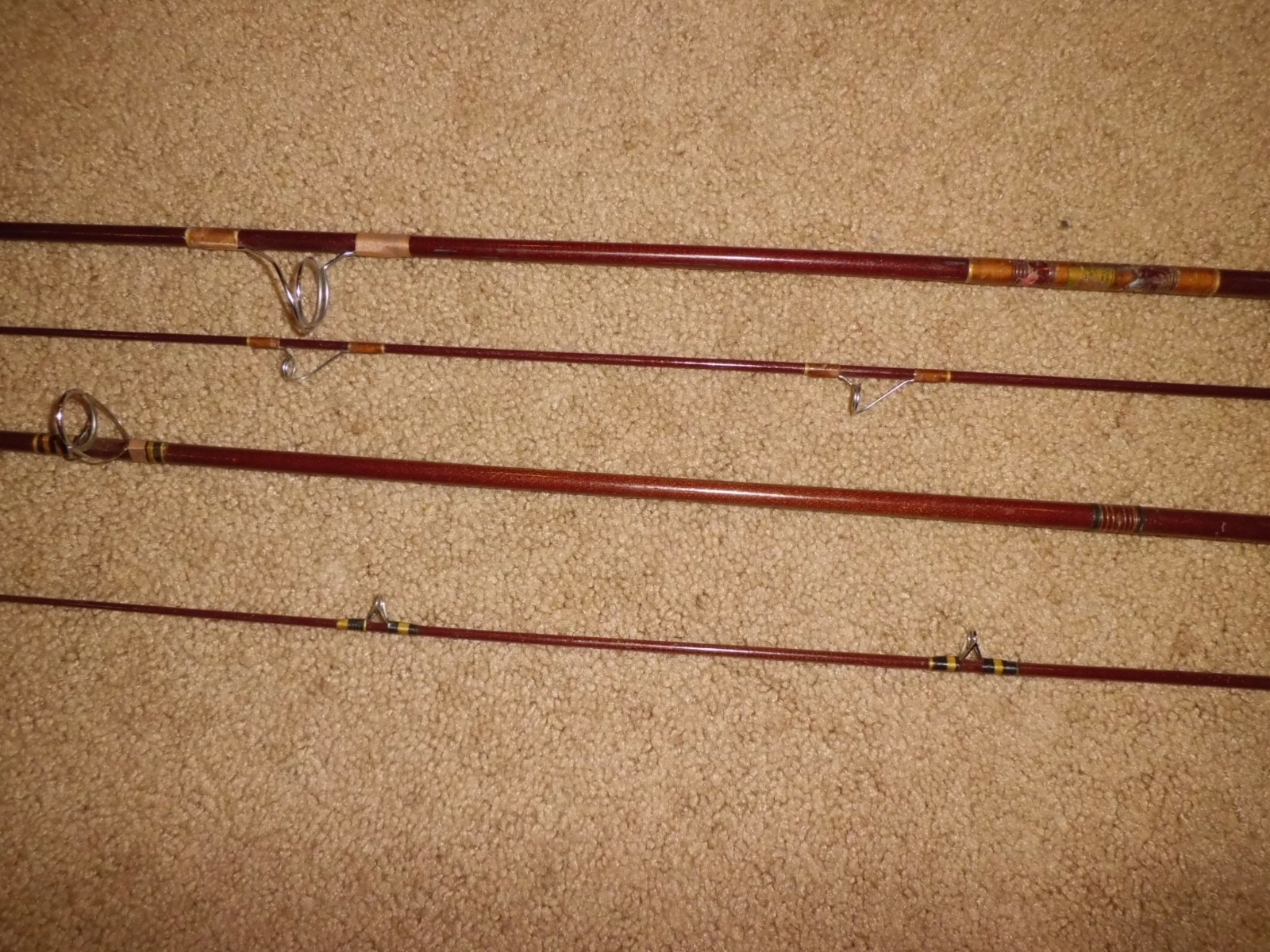 2- Vintage SILAFLEX Spinning Rod made in USA