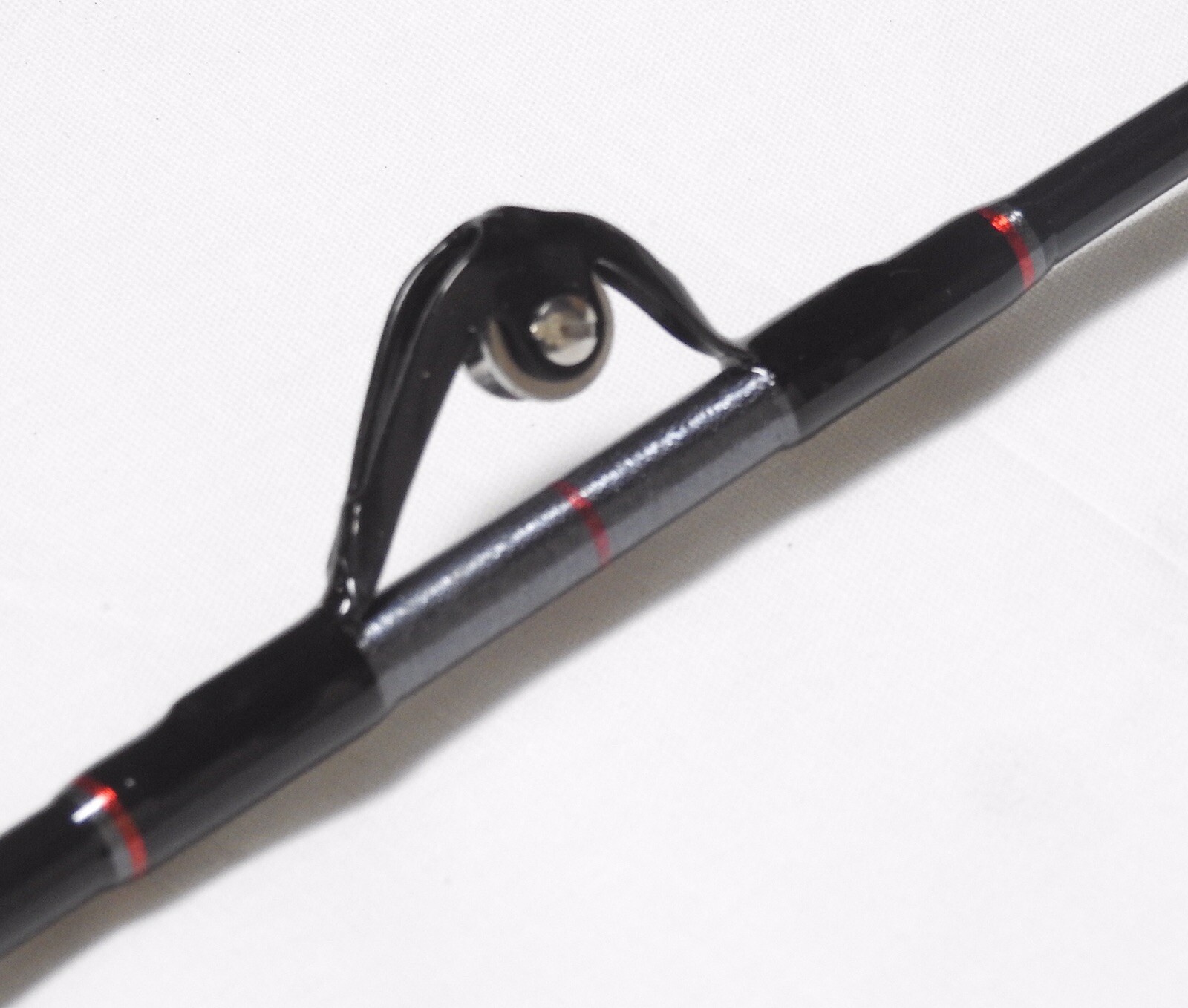 Light Action Salmon Trolling Rod 6′ 1pc Aftco Roller Guides Metal Reel Seat