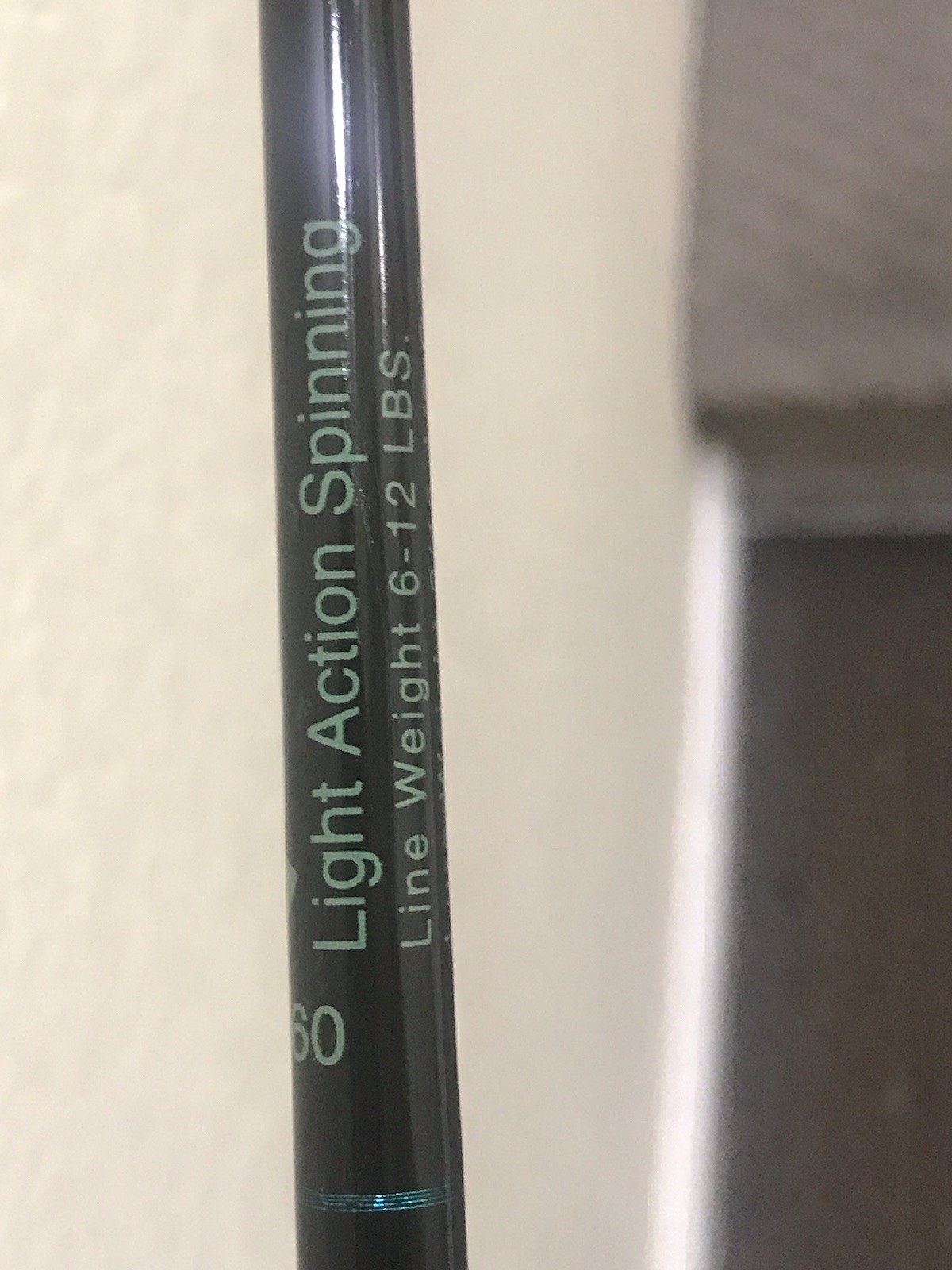 CASTAWAY GRAPHITE RODS LIGHT ACTION SPINNING FISHING ROD LS60 6’FT 6-12LB ONE PC
