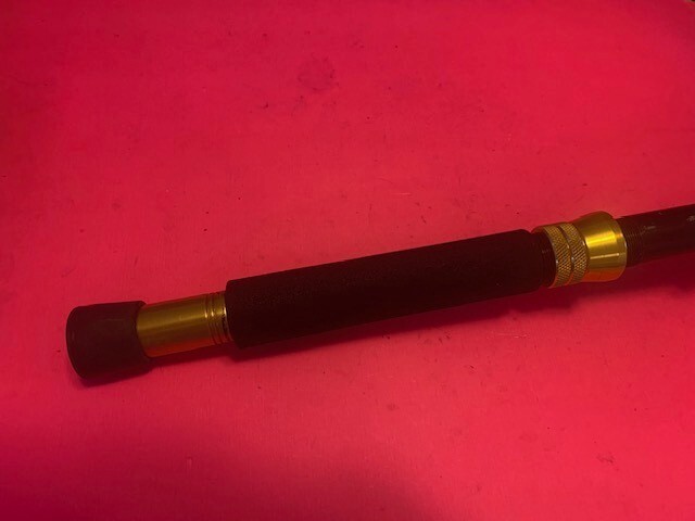 CUSTOM BUILT 5 FOOT 7 1/2 INCH 50 TO 130 POUND CLASS BOAT TROLLING FISHING ROD