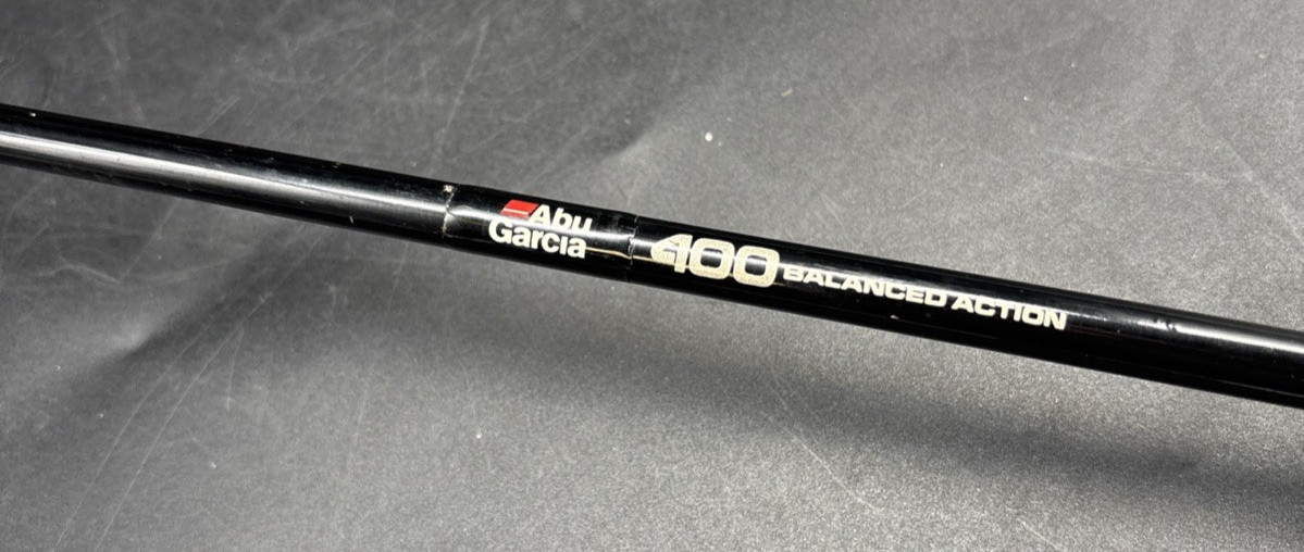 3 pc FISHING ROD LOT-PFLUEGER MEDALIST/Shimano SN-60M/Abu Garcia 400